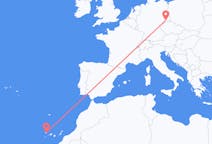 Flyreiser fra Dresden, Tyskland til Santa Cruz De La Palma, Spania