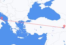 Vluchten van Van, Turkije naar Bari, Italië