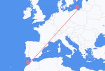 Flights from Casablanca to Gdańsk