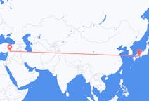 Flyreiser fra Tokushima, Japan til Gaziantep, Tyrkia