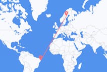 Flights from Recife, Brazil to Lycksele, Sweden