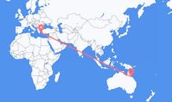 Flyg från Townsville, Australien till Naxos, Grekland