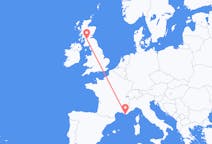 Flyrejser fra Toulon, Frankrig til Glasgow, Skotland