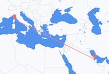 Flyrejser fra Bahrain Island, Bahrain til Bastia, Frankrig