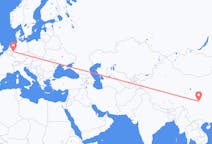 Flyreiser fra Mianyang, Kina til Köln, Tyskland