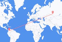 Flights from Bogotá, Colombia to Novosibirsk, Russia