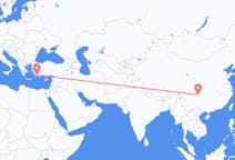 Flyg från Luzhou, Kina till Dalaman, Turkiet