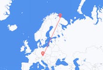 Flights from Murmansk, Russia to Linz, Austria