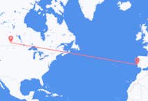 Flyg från Regina, Saskatchewan till Lissabon