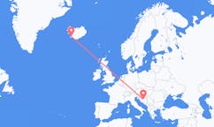 Flights from the city of Reykjavik, Iceland to the city of Banja Luka, Bosnia & Herzegovina