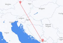 Flights from Podgorica, Montenegro to Linz, Austria