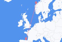 Vols depuis Ålesund, Norvège pour Bilbao, Espagne