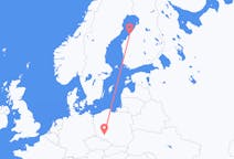 Flyg från Wrocław, Polen till Karleby, Finland