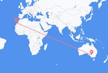出发地 澳大利亚米爾杜拉目的地 西班牙兰萨罗特岛的航班