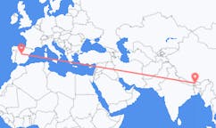 Flyg från Paro (distriktshuvudort) till Madrid