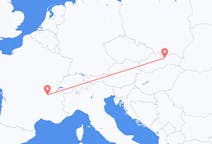 出发地 斯洛伐克出发地 波普拉德目的地 法国里昂的航班
