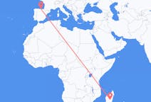 Flights from Antananarivo to Santander