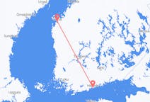 Flyreiser fra Helsingfors, Finland til Vasa, Finland