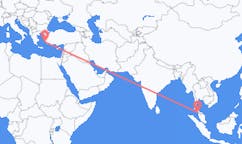 出发地 马来西亚出发地 浮罗交怡目的地 希腊萊羅斯島的航班