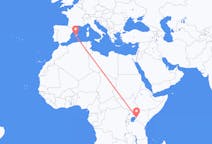 Flights from Kisumu, Kenya to Palma de Mallorca, Spain