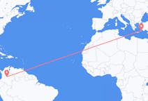 Flyreiser fra Villavicencio, Colombia til Rhodes, Hellas