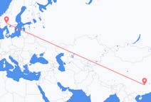出发地 中国出发地 长沙市目的地 挪威奥斯陆的航班