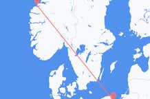 从Ålesund飞往格但斯克的航班