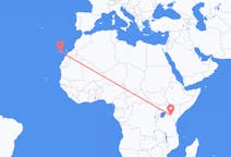Vluchten van Nairobi naar Tenerife