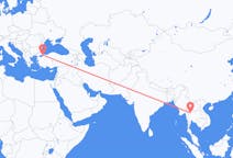 Flyrejser fra Sukhothai-provinsen, Thailand til Istanbul, Tyrkiet