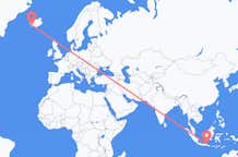 Flyreiser fra Surabaya, Indonesia til Reykjavík, Island