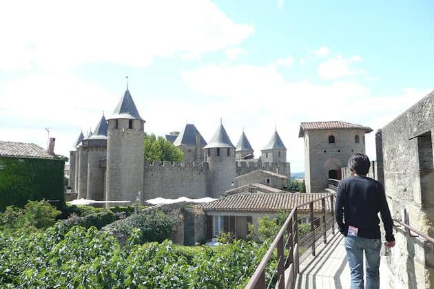 Privédagtour: kastelen van Lastours en Cité de Carcassonne. Van Carcassonne.