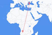 Flyrejser fra Menongue, Angola til Zonguldak, Tyrkiet