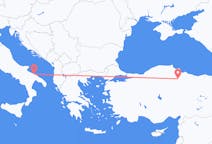 Flights from Bari, Italy to Amasya, Turkey