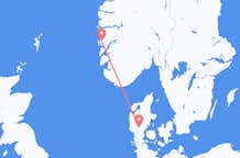Flyreiser fra Bergen, til Billund
