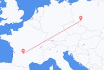 Flyreiser fra Brive-la-Gaillarde, Frankrike til Wrocław, Polen
