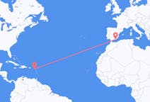 从圣基茨和尼维斯出发圣基茨岛目的地 西班牙Almeria的航班