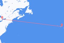 Flights from Toronto, Canada to Terceira Island, Portugal