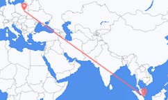 Flyreiser fra Singapore, til Radom