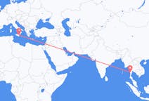 Flyrejser fra Myeik, Myanmar til Catania