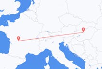 Flyreiser fra Limoges, til Budapest