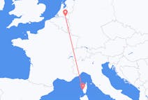 Flyg från Ajaccio, Frankrike till Eindhoven, Nederländerna