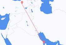 Flyreiser fra Bahrain Island, til Erzurum