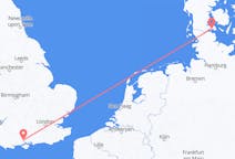 Flyreiser fra Sønderborg, Danmark til Southampton, England