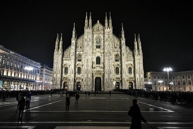 Milano om natten privat guidet tur, i bil