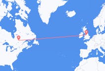 Flights from Chibougamau, Canada to Manchester, the United Kingdom