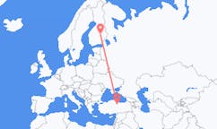Flights from Tokat, Turkey to Kuopio, Finland