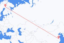 Flyg från Nanjing till Rovaniemi