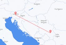 Flüge von Niš, Serbien nach Laibach, Slowenien