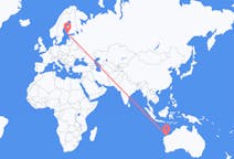 Flights from Karratha, Australia to Turku, Finland