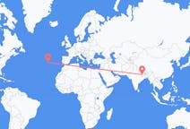 Flyrejser fra Patna, Indien til Ponta Delgada, Portugal